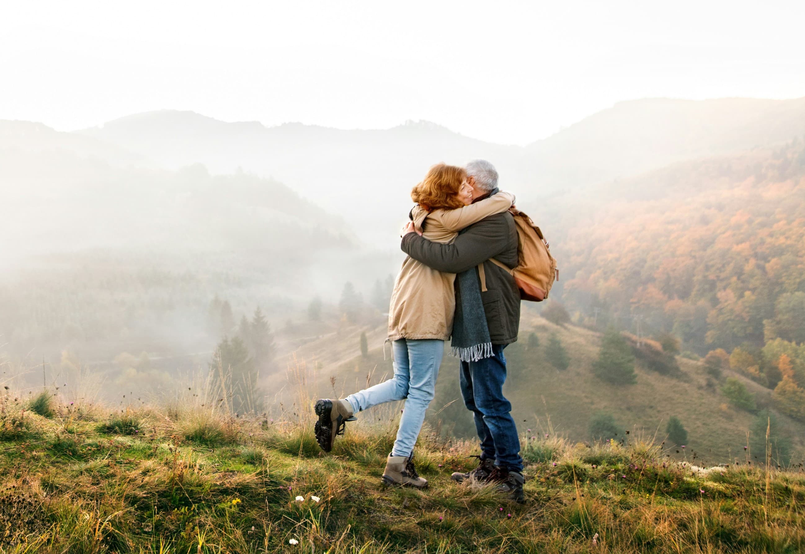 Canadian senior couple happy with their reverse mortgage